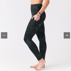 Zyia new without tags speckled leggings size 12